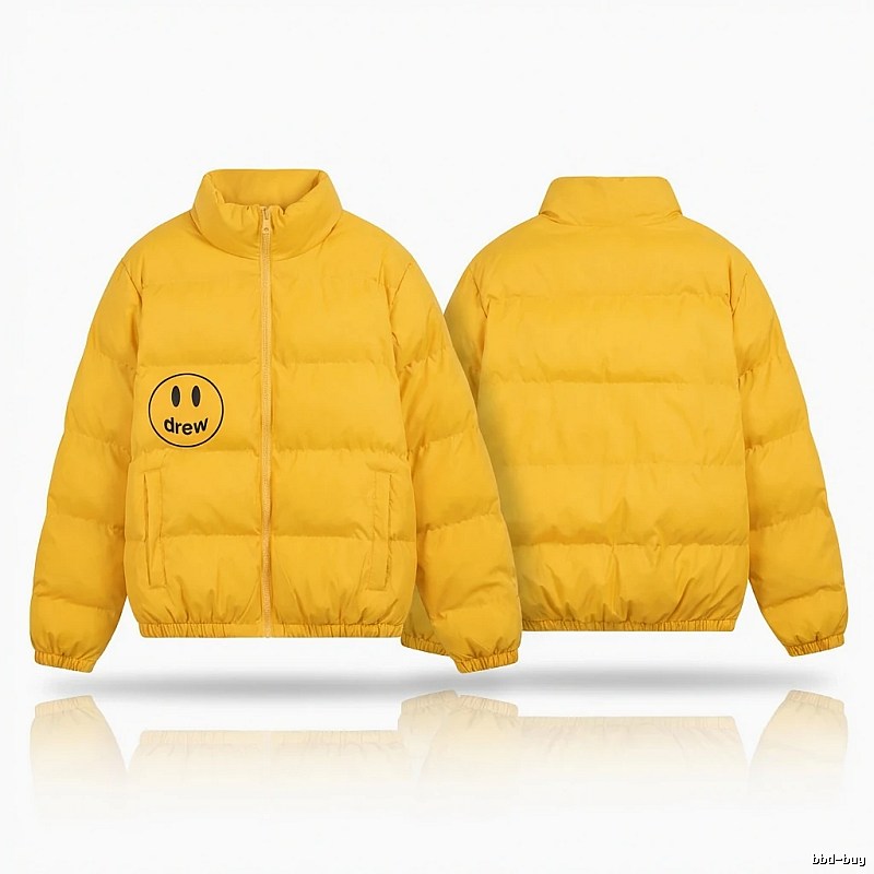DREW Smiley Casual Style Yellow Coat