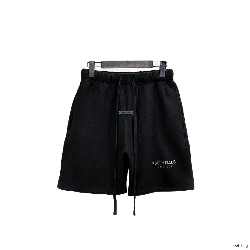 ESSENTIALS Basic Black Shorts