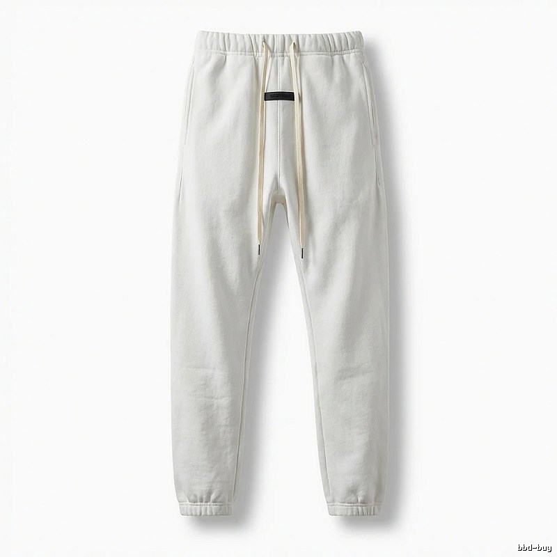ESSENTIALS Basic Casual White Sweatpants
