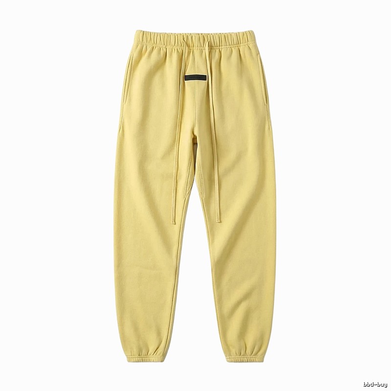 ESSENTIALS Basic Casual Yellow Sweatpants
