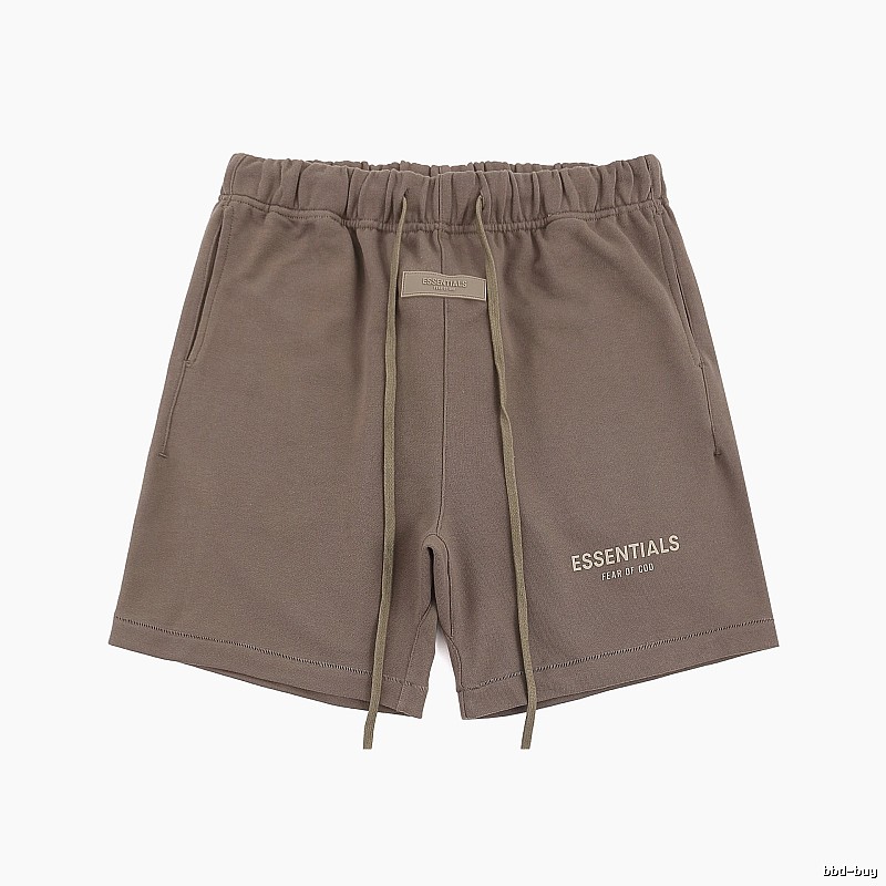 ESSENTIALS Basic Khaki Shorts