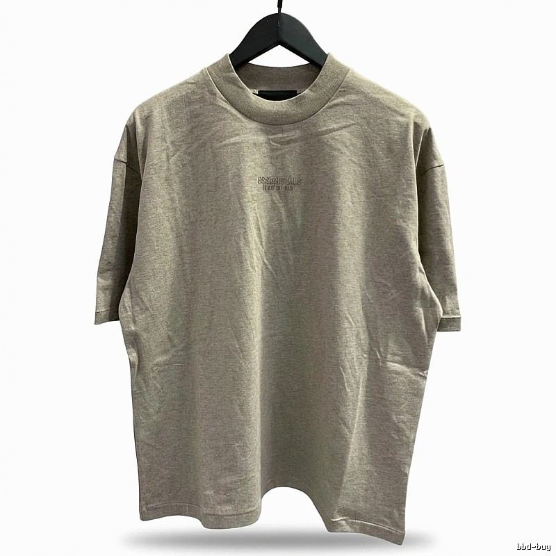 ESSENTIALS Basic Light Gray T-shirt