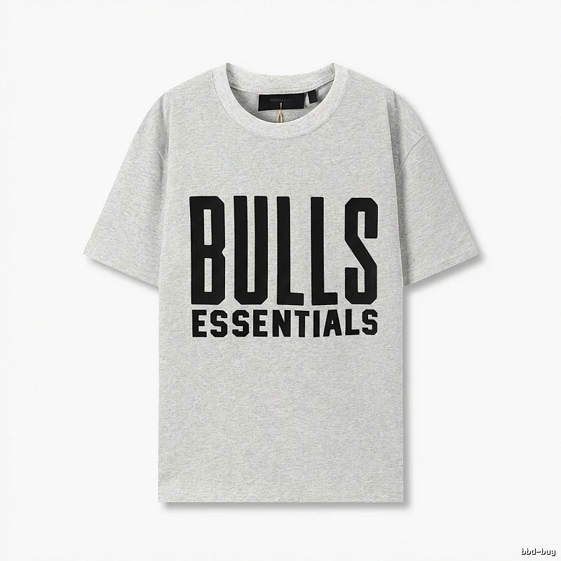 ESSENTIALS Bulls Style Grey T-shirt