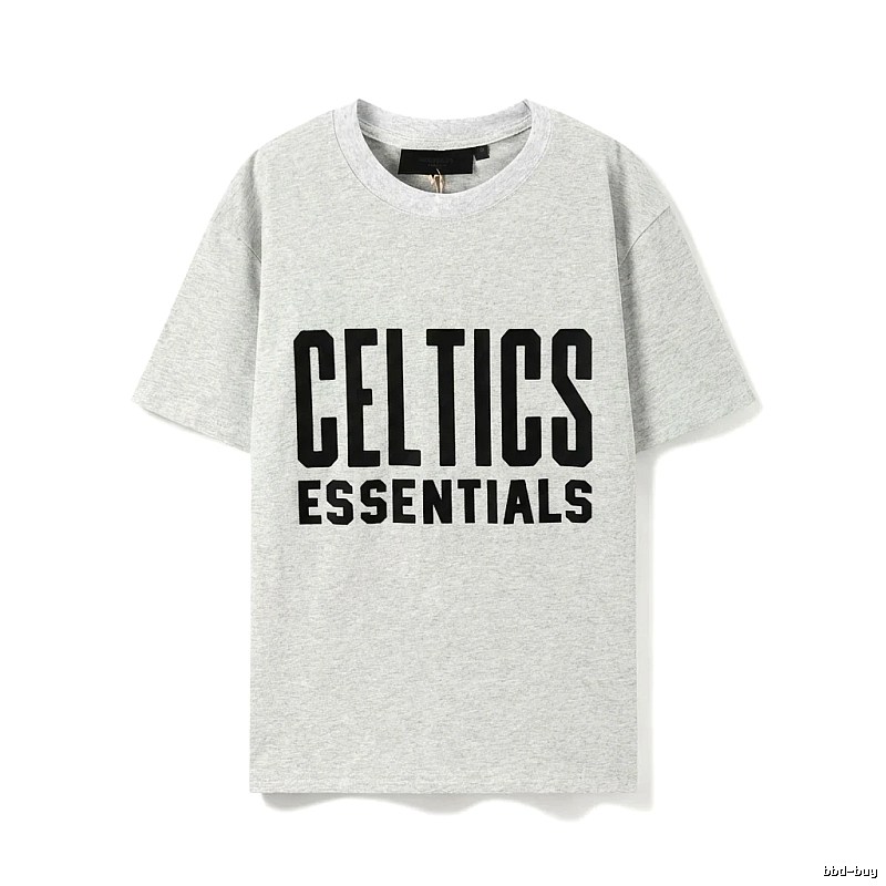 ESSENTIALS Gray and Black T-shirt of the Trendy Brand