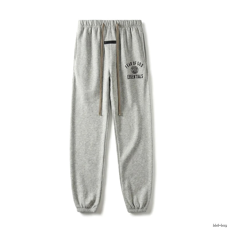 ESSENTIALS minimalist light gray sweatpants
