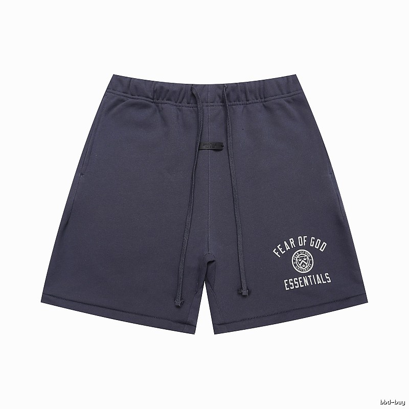 ESSENTIALS minimalist style dark blue shorts