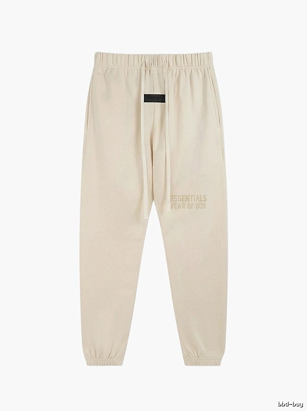 ESSENTIALS minimalist style off-white sweatpants