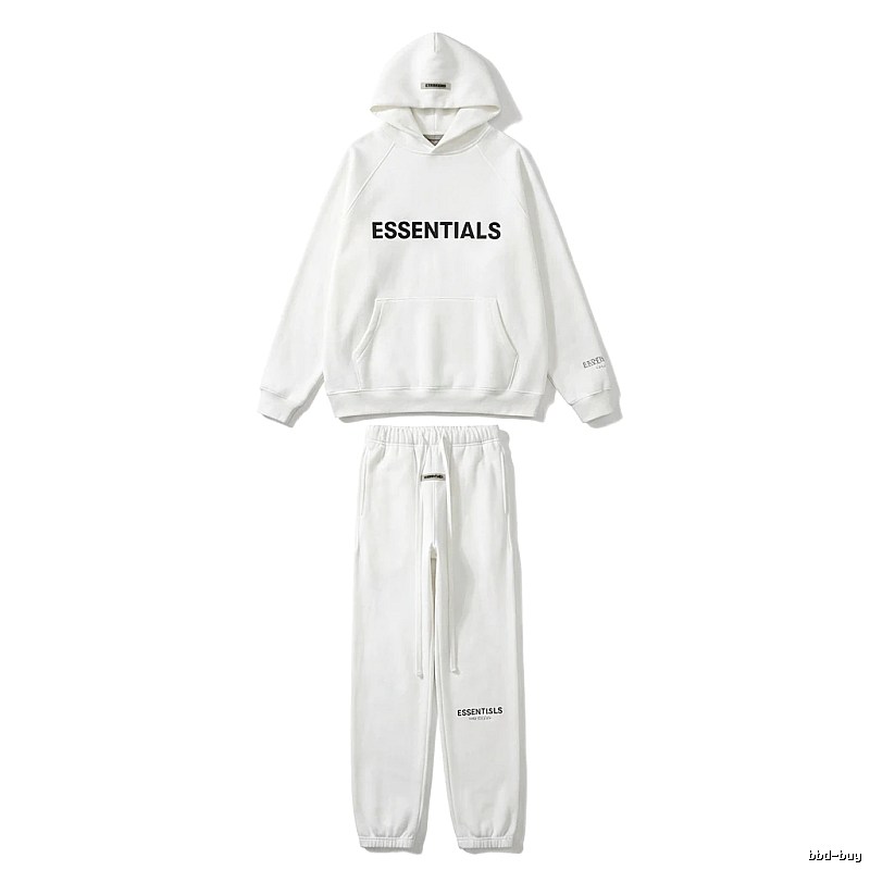 ESSENTIALS minimalist style white suit