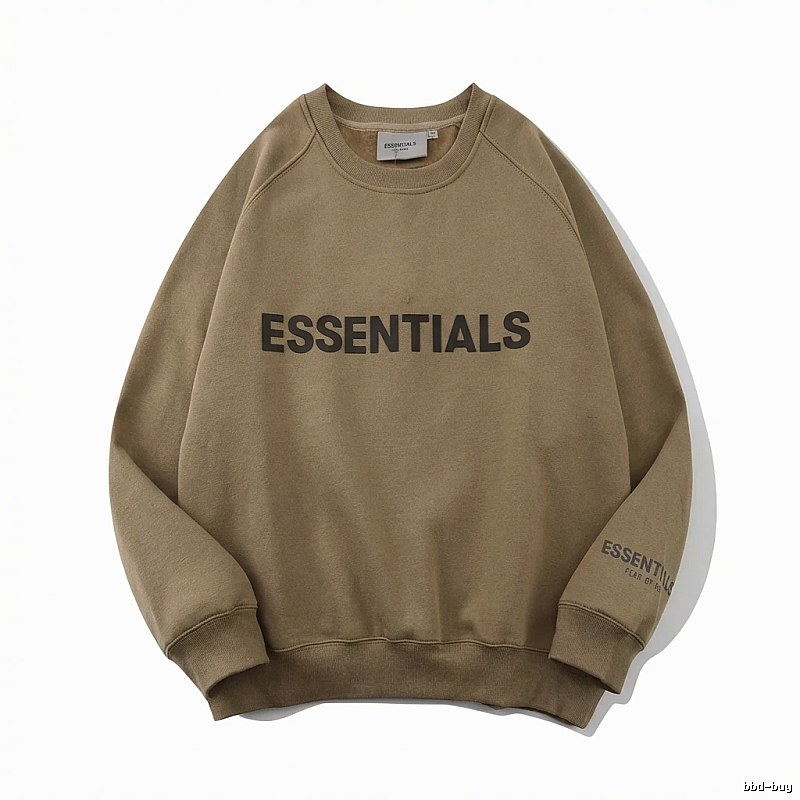 ESSENTIALS Simple Style Khaki Sweatshirt