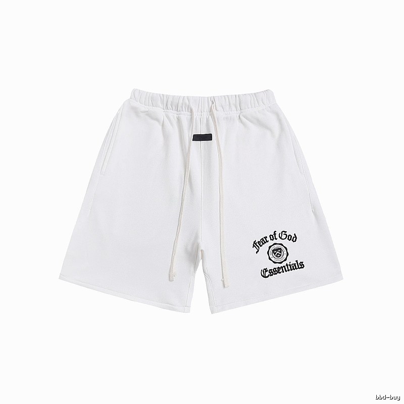 ESSENTIALS Trendy Brand Simple White Shorts