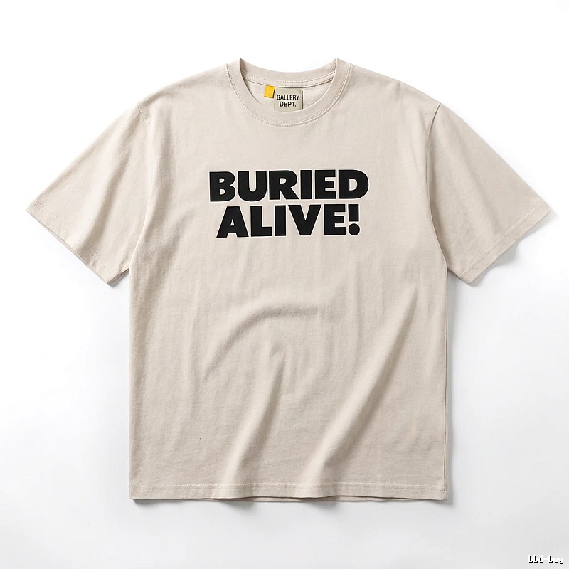 Gallery Dept. Alphabet Style Beige T-shirt