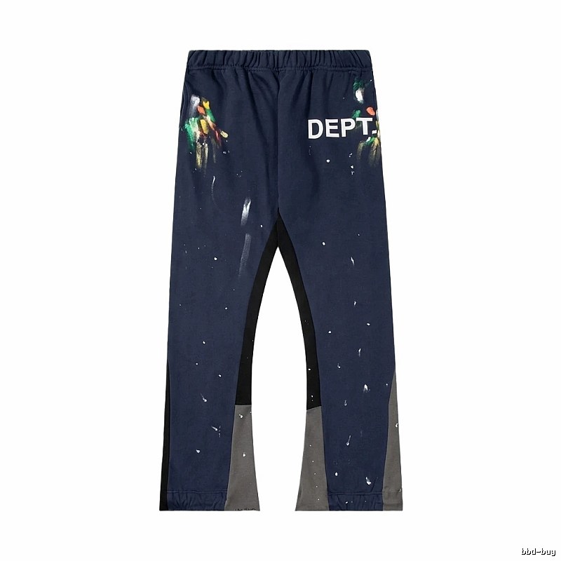 Gallery Dept graffiti-style navy blue pants