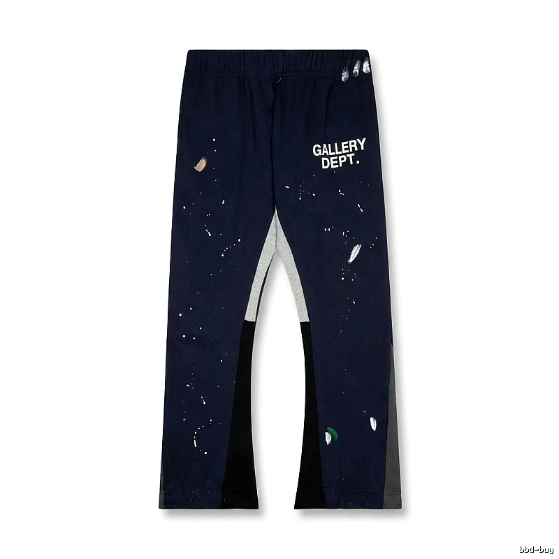 Gallery Dept graffiti-style navy blue pants