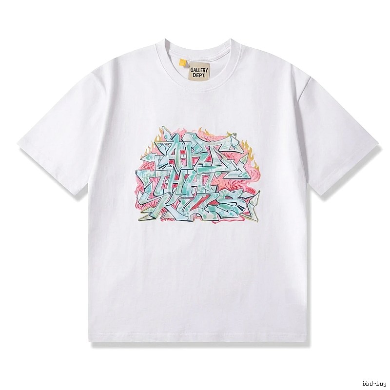 Gallery Dept Graffiti Style White T-shirt