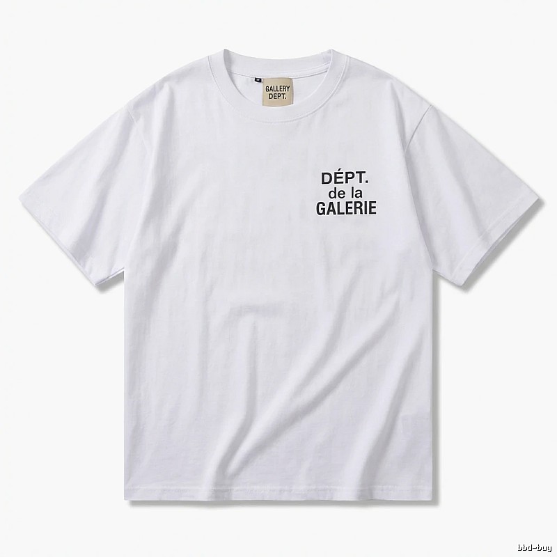 Gallery Dept Minimalist Style White T-shirt