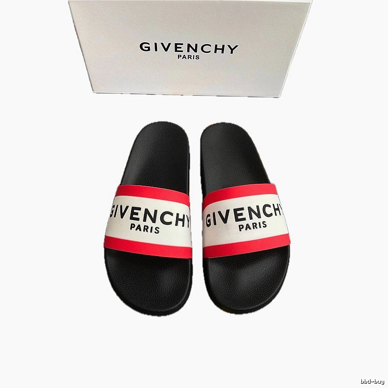 Givenchy Classic Logo Color-block Streetwear Slides