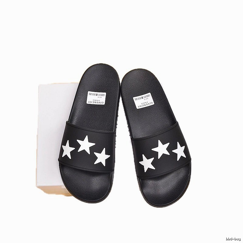 Givenchy Star Collection Trendy Black Slides