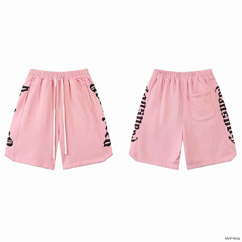 Godspeed Gothic Print Street Style Pink Shorts