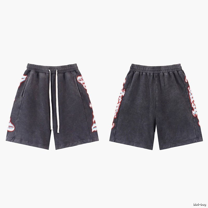 Godspeed Printed Street Style Charcoal Black Shorts