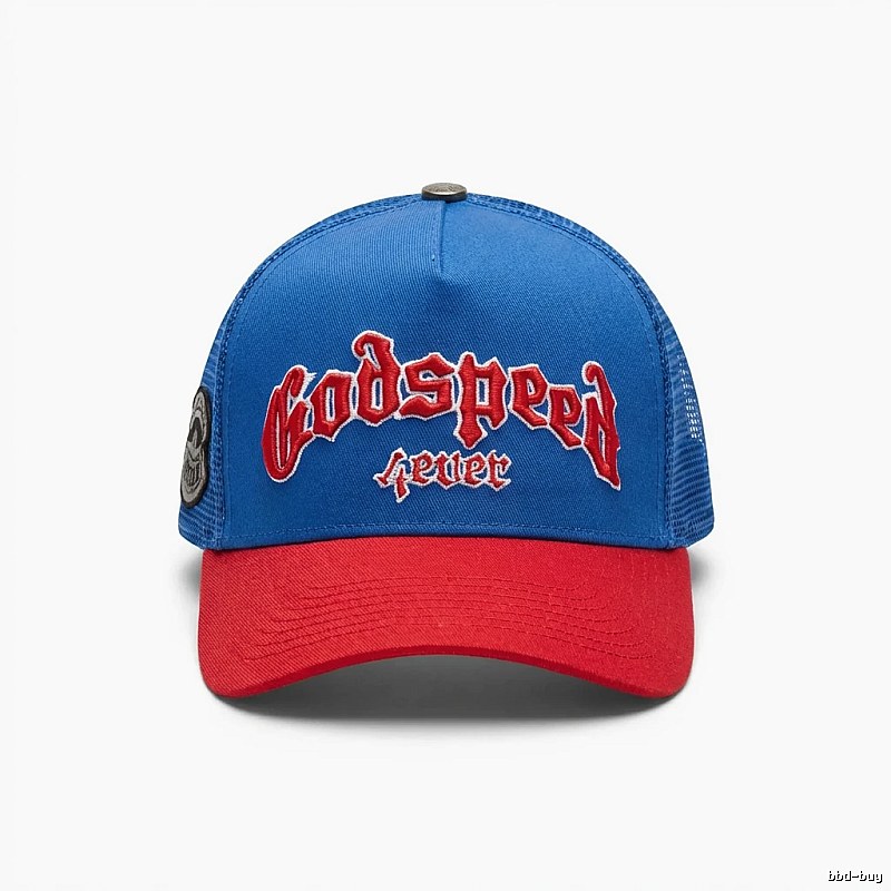 Godspeed Retro Style Red and Blue Hat