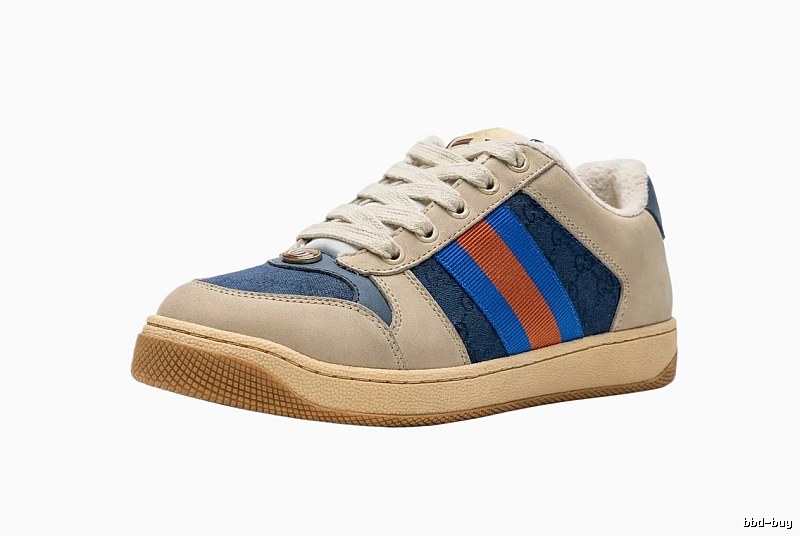 Gucci casual retro three-color sneakers