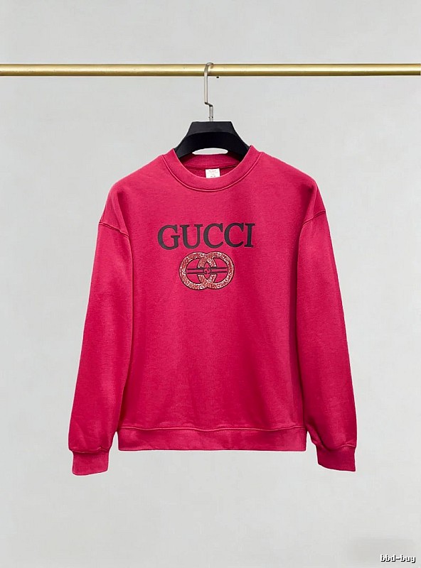 Gucci Pink Crewneck Sweatshirt with Gucci Sweatshirt for Photo Ready
