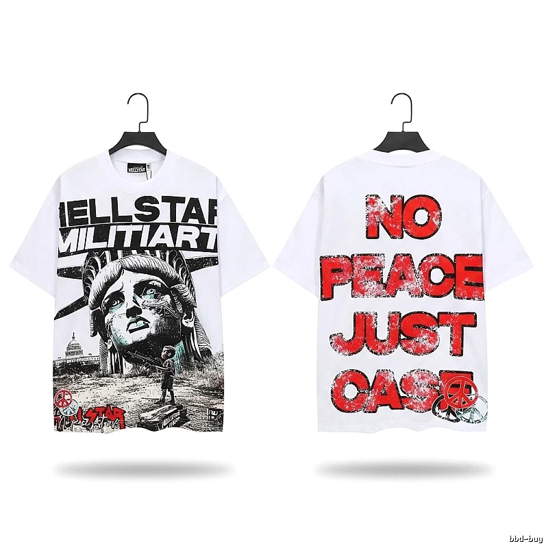 Hellstar Statue of Liberty Print White T-shirt