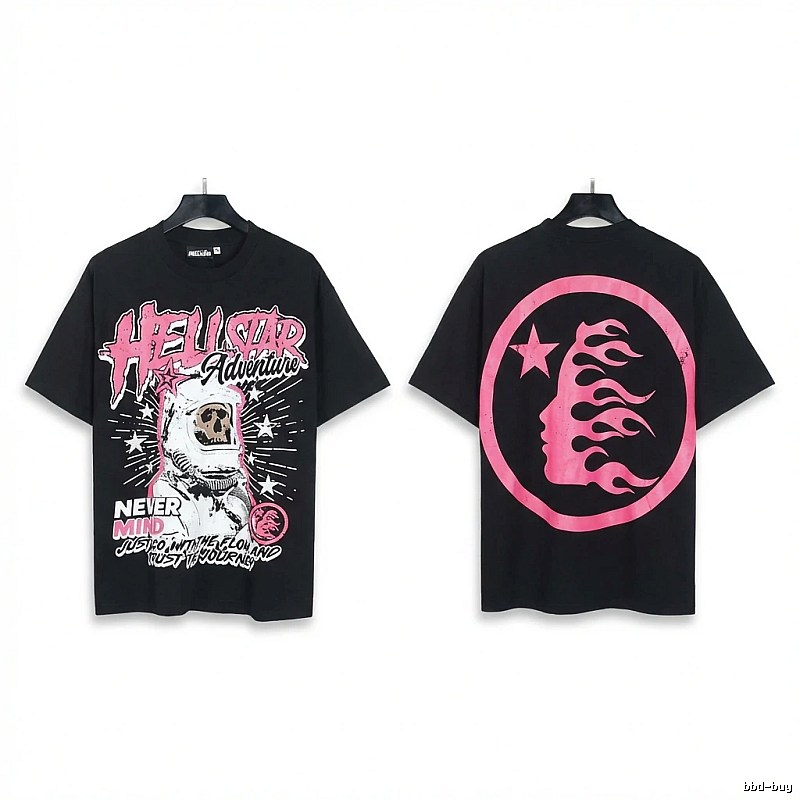 Hellstar Trendy and Cool Black Short-sleeve