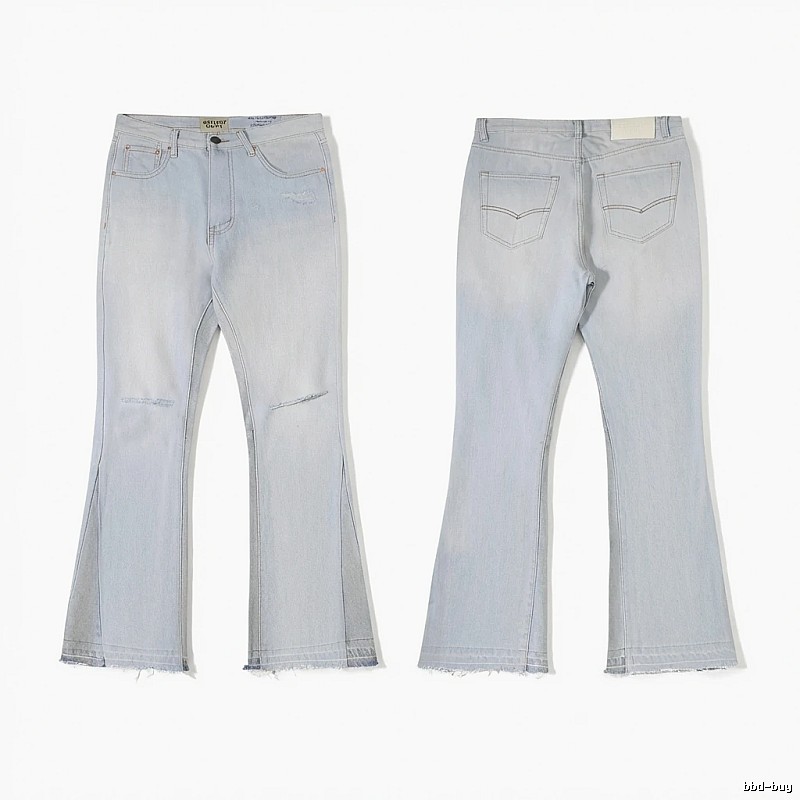 Hole-flared jeans from Gallery Dept.