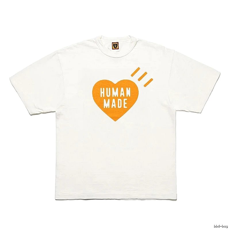 Human Made Compact Heart logo T-shirt Black Green Human for Smart Casual Looks
