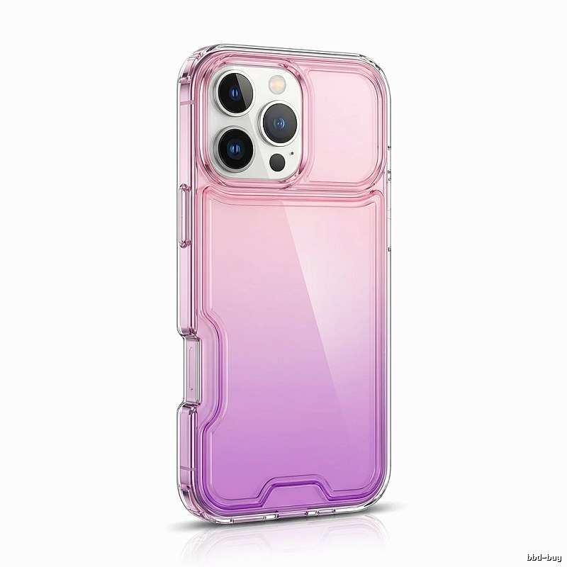 iPhone gradient transparent pink phone case