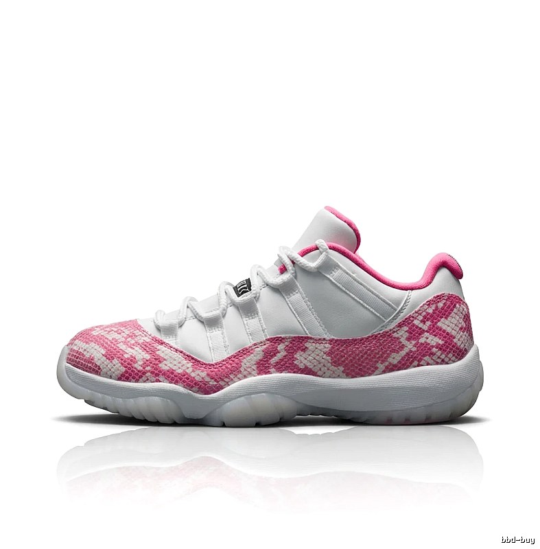 Jordan 11 Pink and White Trendy and Cool Athletic Shoes