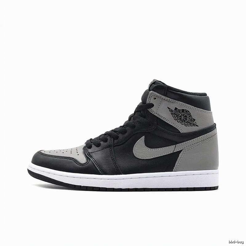 Jordan AJ1 High Top Black and Grey Trendy Shoes