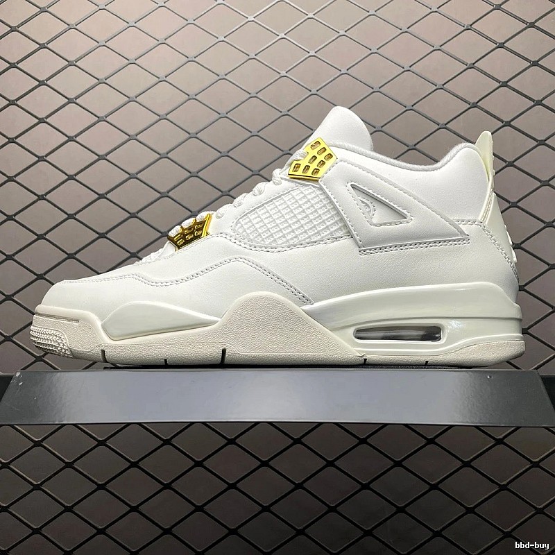 Jordan Basketball High-Tops, Structured High Top in White and Yellow