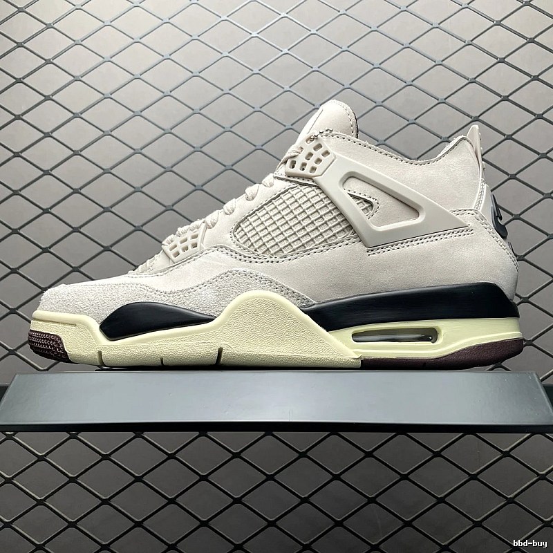 Jordan White and Black Color-Blocked Panels Basketball High-Tops