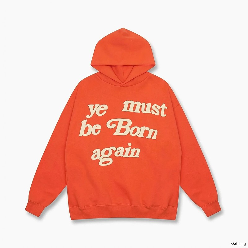 Kanye orange trendy style sweatshirt