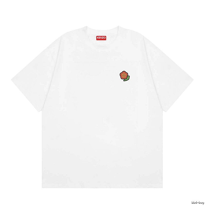 KENZO Crabapple Blossom Casual Style White Short Sleeve T-shirt