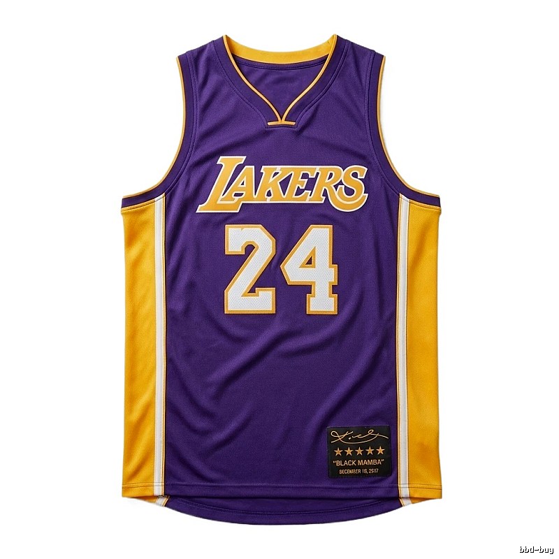 Kobe Lakers No. 24 basketball jersey