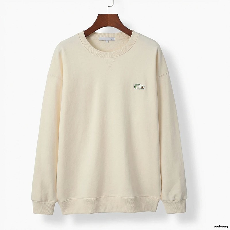 Lacoste simple off-white sweatshirt