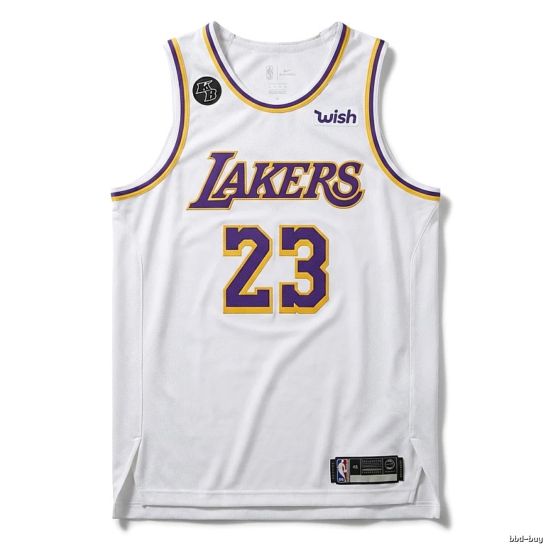 LBJ Lakers retro-style jersey