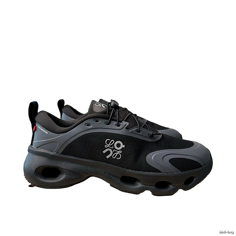 LOEWE black casual sports shoes