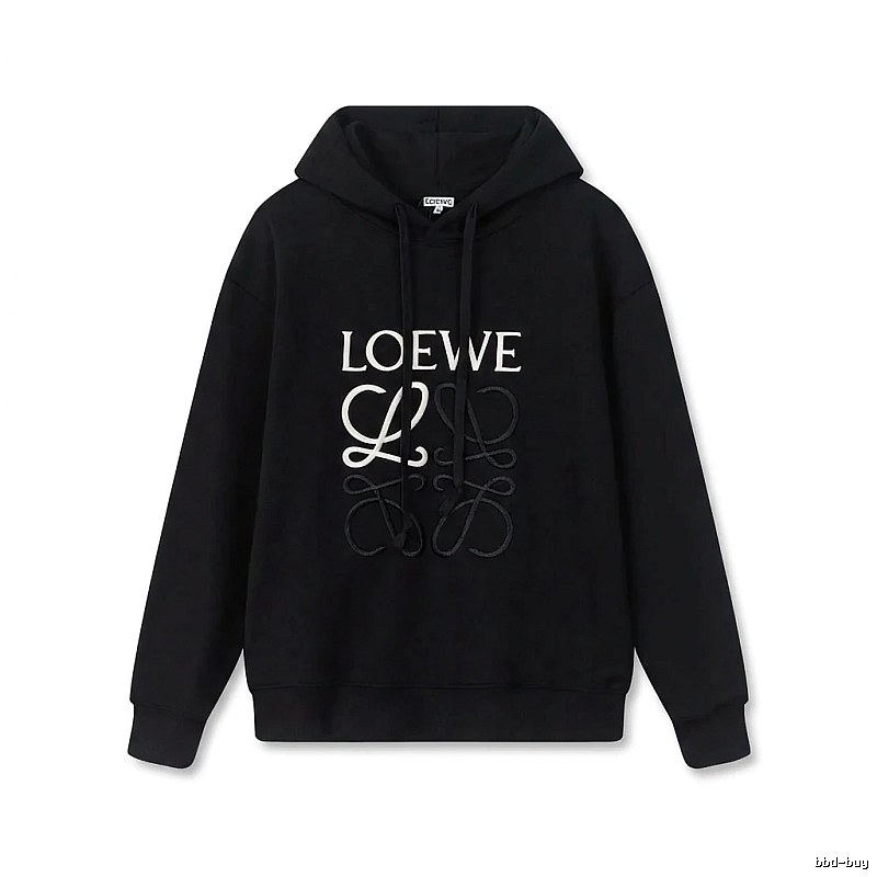 LOEWE letter embroidery style hoodie