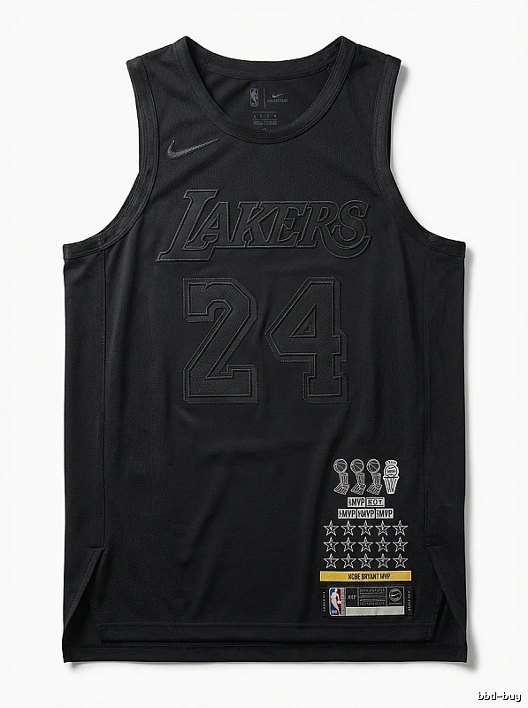 Los Angeles Lakers No. 24 black vest