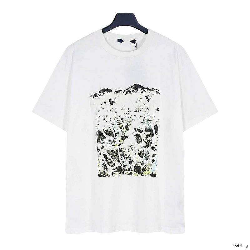 Louis Vuitton Monogram Landscape Casual Style White T-Shirt