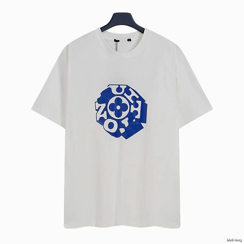 Louis Vuitton Printed Trendy Style White Short-sleeve T-shirt