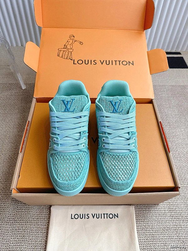 Louis Vuitton Turquoise Low-top Sneaker with Turquoise Low-top in for Casual Outfits