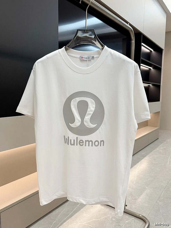 lululemon Classic Printed Sporty White T-Shirt