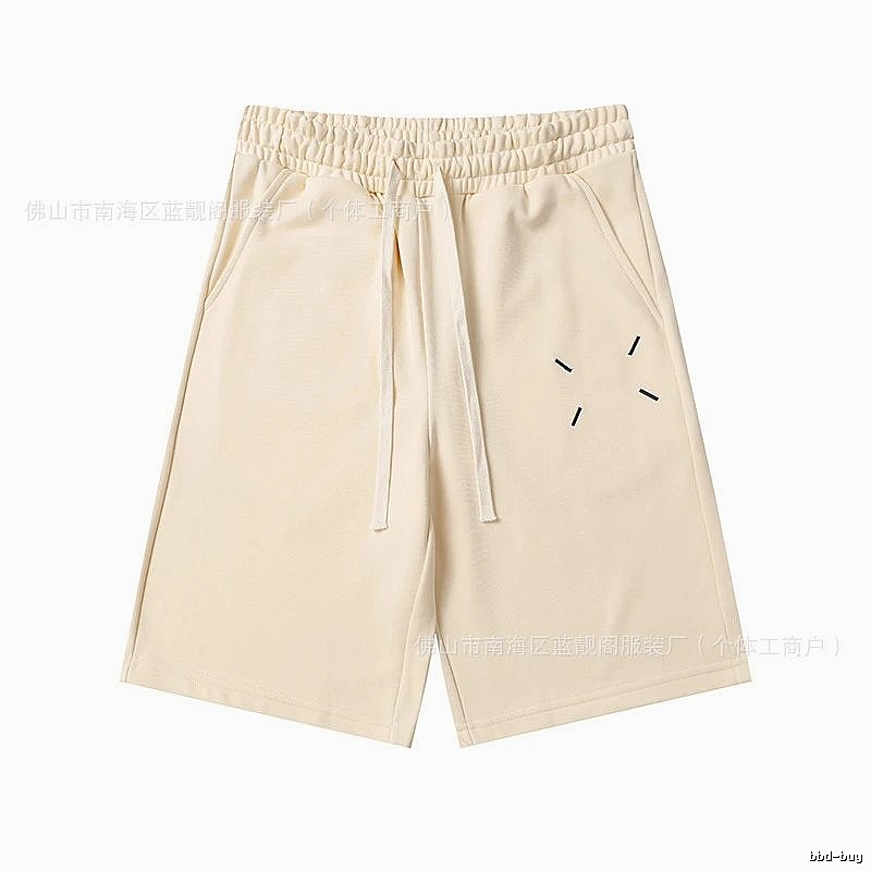 Maison Margiela minimalist style beige shorts