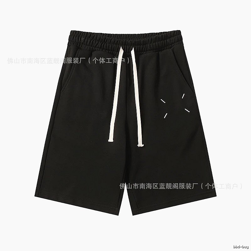 Maison Margiela minimalist style black shorts