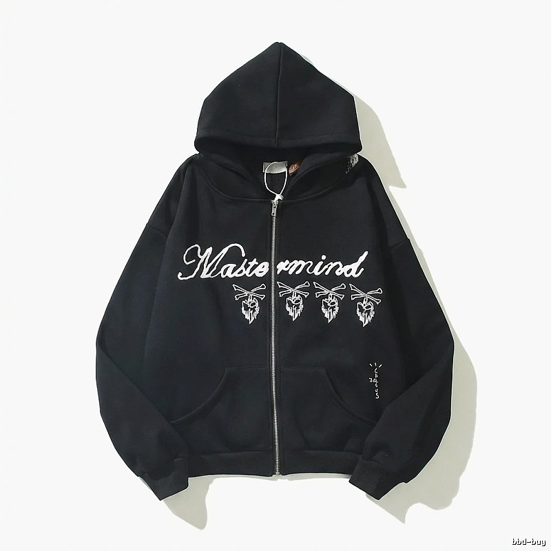 Mastermind Dark Style Hooded Coat